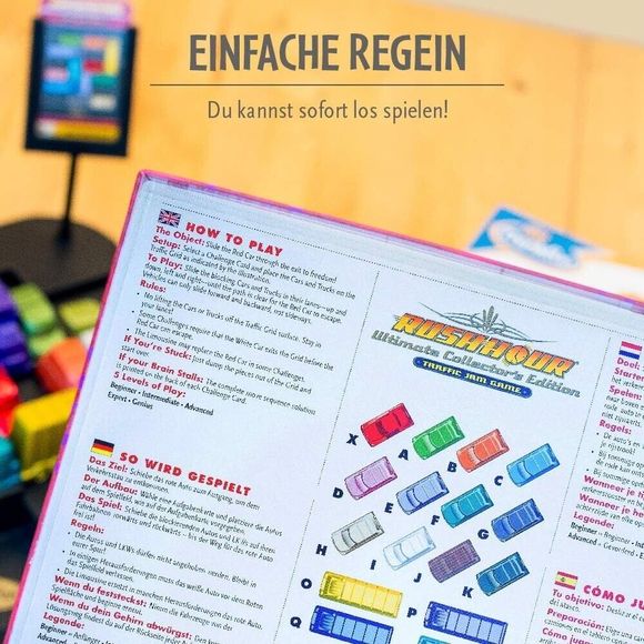 Thinkfun Rush Hour Ultimate Collector's Edition Traffic Jam Logic Game Sealed - Picture 8 of 9